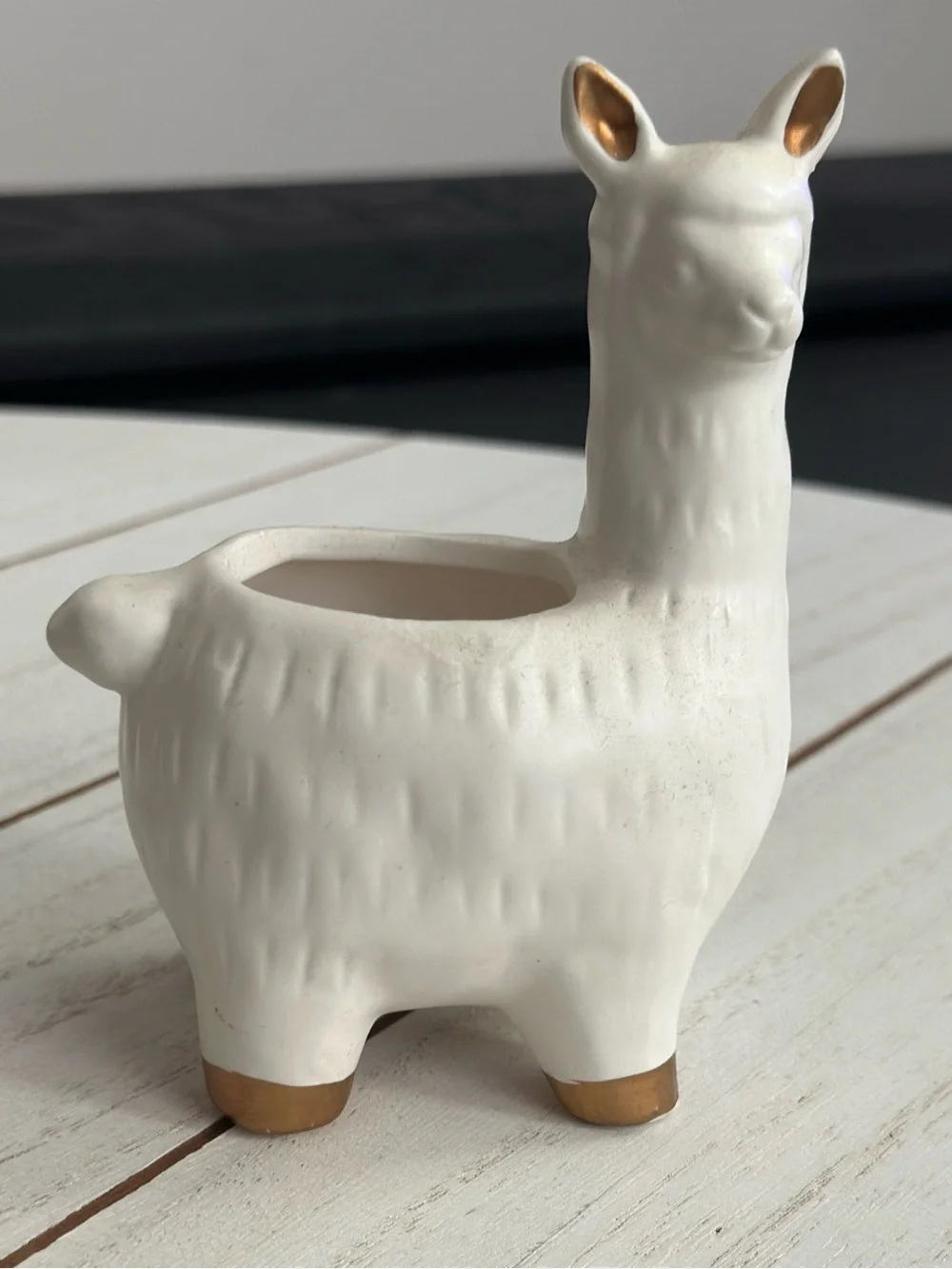 Ceramic Llama Succulent Planter • Mini Plant Pot Vase